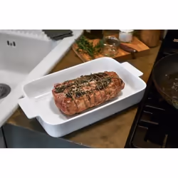 Villeroy &amp; Boch 1360213273, Plat de service, Porcelaine, Blanc, Rectangulaire, 2,73 L, 300 mm