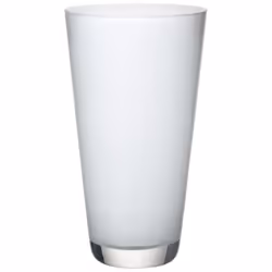 Villeroy &amp; Boch Verso, Vase conique, Verre, Blanc, Mat, Table, Intérieure