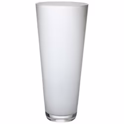 Villeroy &amp; Boch Verso, Vase conique, Verre, Blanc, Mat, Table, Intérieure