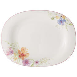 Villeroy & Boch Mariefleur Basic Porcelaine Multicolore Ovale Plat de service