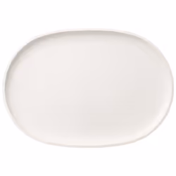 Villeroy &amp; Boch Artesano Original, Assiette à poisson, Ovale, Porcelaine, Blanc, Artesano Original, 430 mm