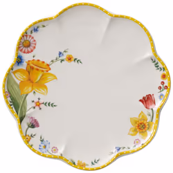 Villeroy & Boch Spring Awakening, Assiette de petit-déjeuner, Autres, Porcelaine, Multicolore, Spring Awakening, 22 cm