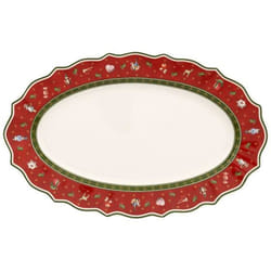 Villeroy & Boch 1485852920 Plat de service Porcelaine Multicolore Ovale Plateau de présentation