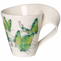 Villeroy &amp; Boch NewWave, Unique, 0,3 L, Noir, Vert, Blanc, Porcelaine, Café, NewWave