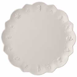 Villeroy & Boch 1486582640, Assiette de petit-déjeuner, Rond, Porcelaine, Blanc, 23 cm, 310 g