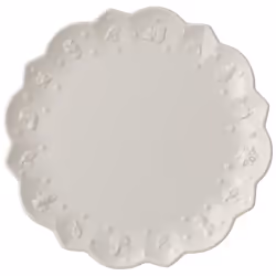 Villeroy & Boch 1486582620, Assiette de dîner, Rond, Porcelaine, Blanc, 29,5 cm, 775 g