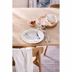 Villeroy & Boch Old Luxembourg Brindille Assiette de dîner Rond Porcelaine Bleu, Blanc 1 pièce(s)