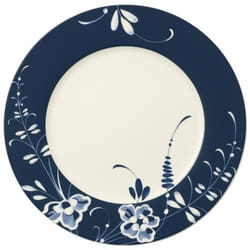 Villeroy & Boch 1042072680 Plat de service Porcelaine Bleu, Blanc Rond Dessous de plat