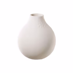 Villeroy & Boch 10-1681-5516, Vase rond, Porcelaine, Blanc, Mat, Blanc, Table