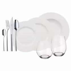 Villeroy & Boch Wonderful World White 4 Friends 36, 4 personne(s), Porcelaine, Blanc, 36 pièce(s)
