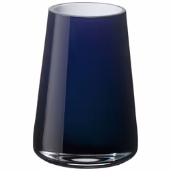 Villeroy & Boch 1172570961, Vase conique, Verre, Bleu, Table, 120 mm, 88 mm