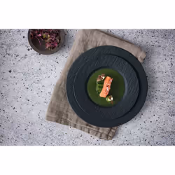 Villeroy & Boch Manufacture Rock Assiette pour pâtes Rond Porcelaine Noir 1 pièce(s)