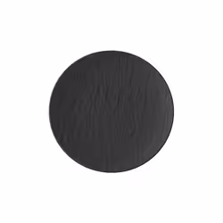 Villeroy &amp; Boch Manufacture Rock, Assiette à pain et à beurre, Rond, Porcelaine, Noir, Manufacture Rock, 15,5 cm