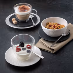 Villeroy & Boch Manufacture Rock Assiette à pain et à beurre Rond Porcelaine Noir 1 pièce(s)