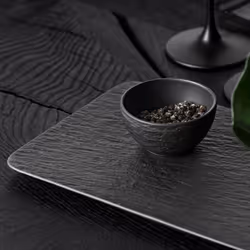 Villeroy & Boch Manufacture Rock Bol à en-cas 0,06 L Rond Porcelaine Noir 1 pièce(s)