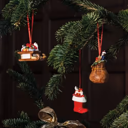 Villeroy & Boch Nostalgic Ornaments Décoration de noël traditionnelle Porcelaine Multicolore 3 pièce(s)