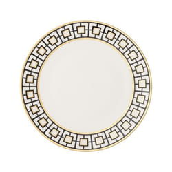 Villeroy & Boch MetroChic Assiette de dîner Rond Porcelaine Noir, Or, Blanc 1 pièce(s)