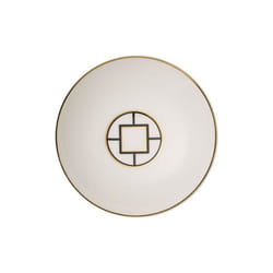Villeroy & Boch MetroChic Assiette à soupe Rond Porcelaine Noir, Or, Blanc 1 pièce(s)