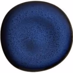 Villeroy & Boch Lave, Assiette de dîner, Rond, Vitrocéramique, Bleu, 28 cm, 280 mm