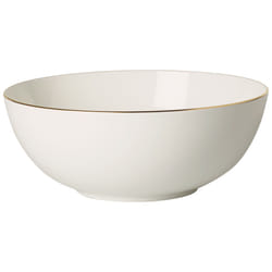 Villeroy & Boch Anmut Gold Saladier Rond Porcelaine Or, Blanc 1 pièce(s)