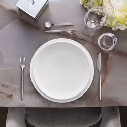 Villeroy & Boch MetroChic blanc, Assiette de dîner, Rond, Porcelaine, Blanc, MetroChic blanc, 27,2 cm