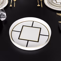 Villeroy & Boch MetroChic Noir, Or, Blanc Porcelaine
