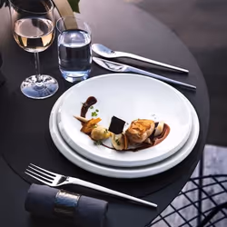 Villeroy & Boch New Moon Assiette de dîner Rond Porcelaine Blanc 1 pièce(s)