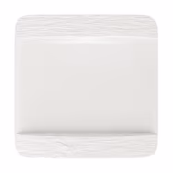 Villeroy &amp; Boch Rock, Assiette de dîner, Rectangulaire, Porcelaine, Blanc, 280 mm, 280 mm
