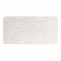 Villeroy & Boch Rock, Plateau de présentation, Porcelaine, Blanc, Rectangulaire, 350 mm, 180 mm
