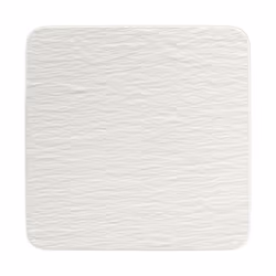 Villeroy & Boch Rock, Plateau de présentation, Porcelaine, Blanc, Carré, 325 mm, 325 mm