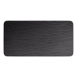 Villeroy & Boch Rock Porcelaine Noir Rectangulaire Plateau de présentation