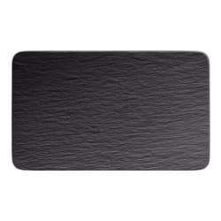 Villeroy & Boch Rock Porcelaine Noir Rectangulaire Plateau de présentation