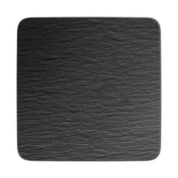Villeroy & Boch Rock Porcelaine Noir Carré Plateau de présentation