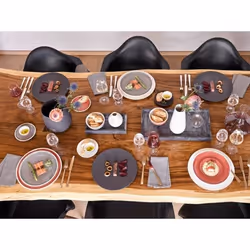 Villeroy & Boch 10-4239-1310 soucoupe Porcelaine Noir, Gris 1 pièce(s)