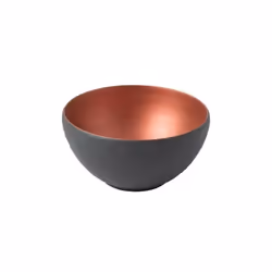 Villeroy & Boch Rock Glow, Saladier, Rond, Porcelaine, Noir, Cuivre, Personnel, 1 personne(s)
