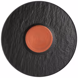 Villeroy & Boch Rock Glow soucoupe Porcelaine Noir, Cuivre