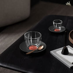 Villeroy & Boch Rock Glow soucoupe Porcelaine Noir