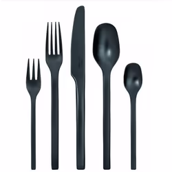 Villeroy-boch - ménagère 20 pièces noir intense - 12-6556-9058