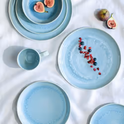 Villeroy & Boch 1951698547 assiette Assiette de dîner Rond Porcelaine Bleu 4 pièce(s)