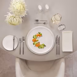 Villeroy & Boch Afina Assiette de dîner Rond Porcelaine Blanc 1 pièce(s) - Vue supplémentaire 5