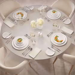 Villeroy & Boch Afina Assiette à dessert Rond Porcelaine Blanc 1 pièce(s) - Vue supplémentaire 4