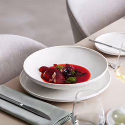 Villeroy & Boch Afina Assiette à soupe Rond Porcelaine Blanc 1 pièce(s)