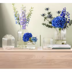 Villeroy & Boch 1173360947, Vase en forme d'amphore, Verre, Transparent, Brillant, Transparent, Fleur