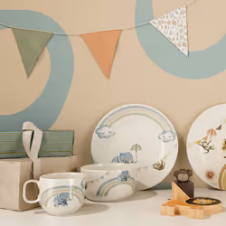 Villeroy & Boch Boho kids kit de vaisselle 3 pièce(s) Porcelaine Multicolore, Blanc - Vue supplémentaire 2