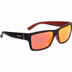 Alpina Sports KACEY, Adulte, Unisexe, Cerclé, Noir, Noir, Rouge, Orange
