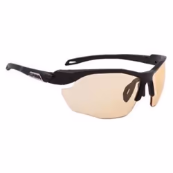 Alpina Sports Twist Five Hr Vl+, Adulte, Unisexe, Cintré, Demi-contour, Noir, Noir