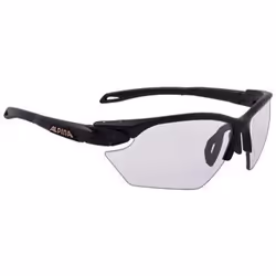 Alpina Sports Twist Five Hr S Vl+, Adulte, Unisexe, Cintré, Demi-contour, Noir, Noir