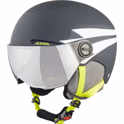 Alpina Sports Zupo Visor, Casque intégral, Coque rigide, Visière de casque, Mat