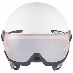 Casque de ski - ALPINA - ARBER VISOR Q-LITE - Blanc mat - 54-58 cm - Confort optimal