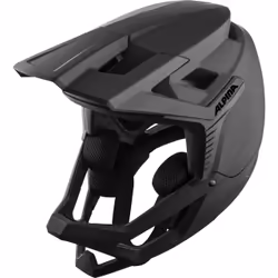 Alpina Sports ROCA, Casque intégral, Construction par moulage, Visière de casque, Mat